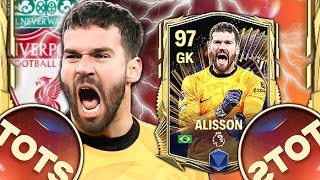 IS HE THE BEST GK??? TEAM OF THE SEASON PLAYER ALISSON 97 OVR REVIEW!!! | FC MOBILE 24