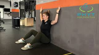 Seated Wall Angel Stretch with Cara Bacher. PHYT For Function