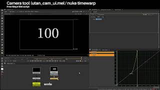 Camera tool (utan_cam_ui.mel / nuke timewarp) — Free Maya Mel script