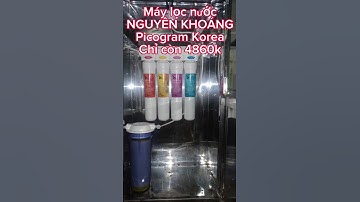 Máy lọc nước picogram Hàn Quốc