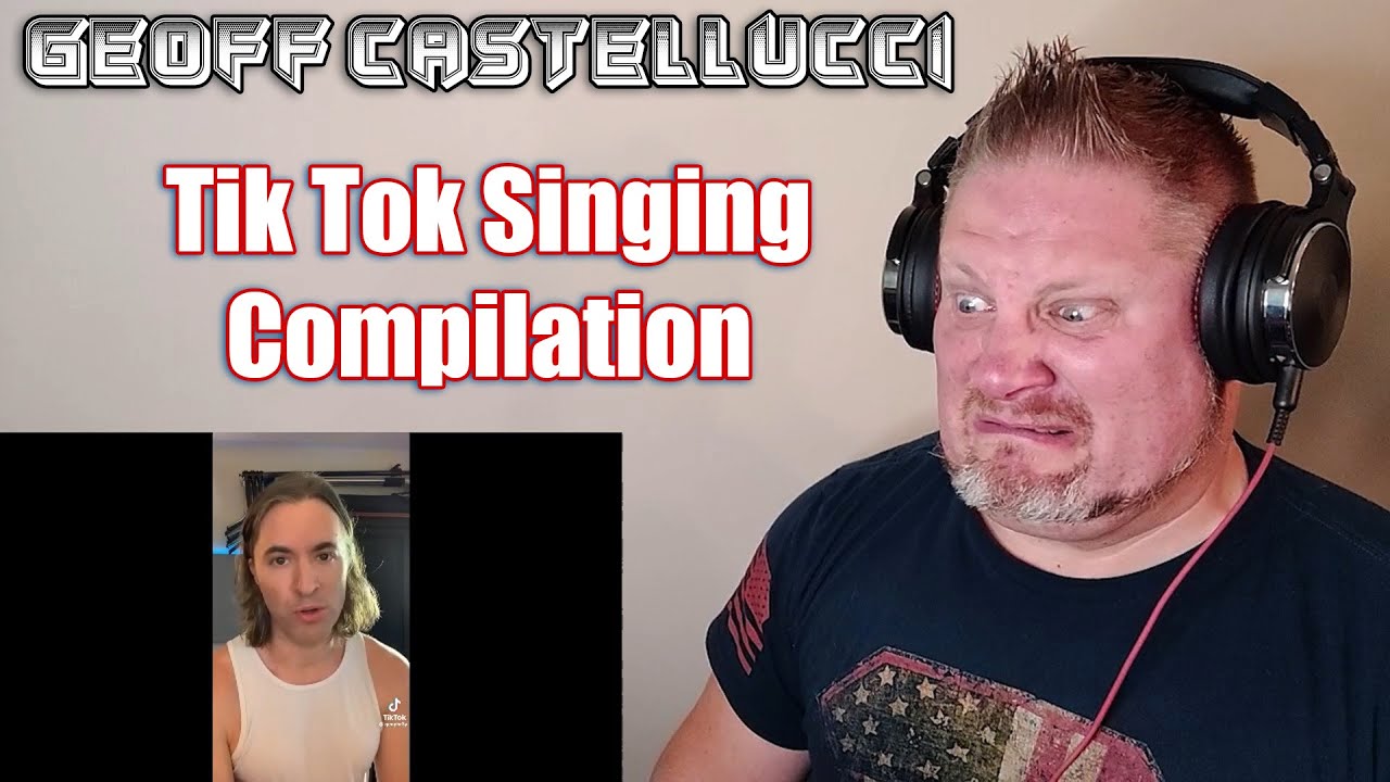 Geoff Castellucci [VOICEPLAY] acapella TikTok singing compilation | REACTION