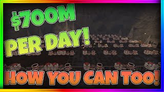 How I Make 700 MILLION Per Day in Roblox Overfarmed 😱💸