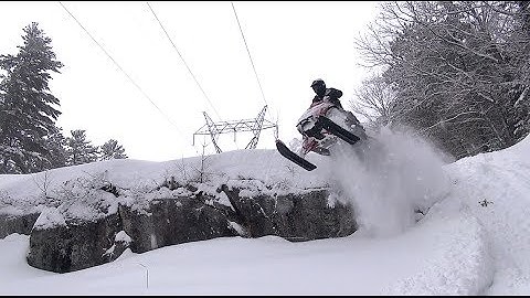 Polaris IQR Mountain mod break in!  PowerModz!