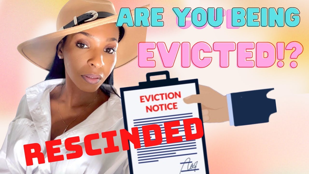 “This is how you stop your eviction process!! RESCISSION 🛑