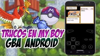 Como meter trucos o gameshark en My Boy | GBA Emulador Para Android