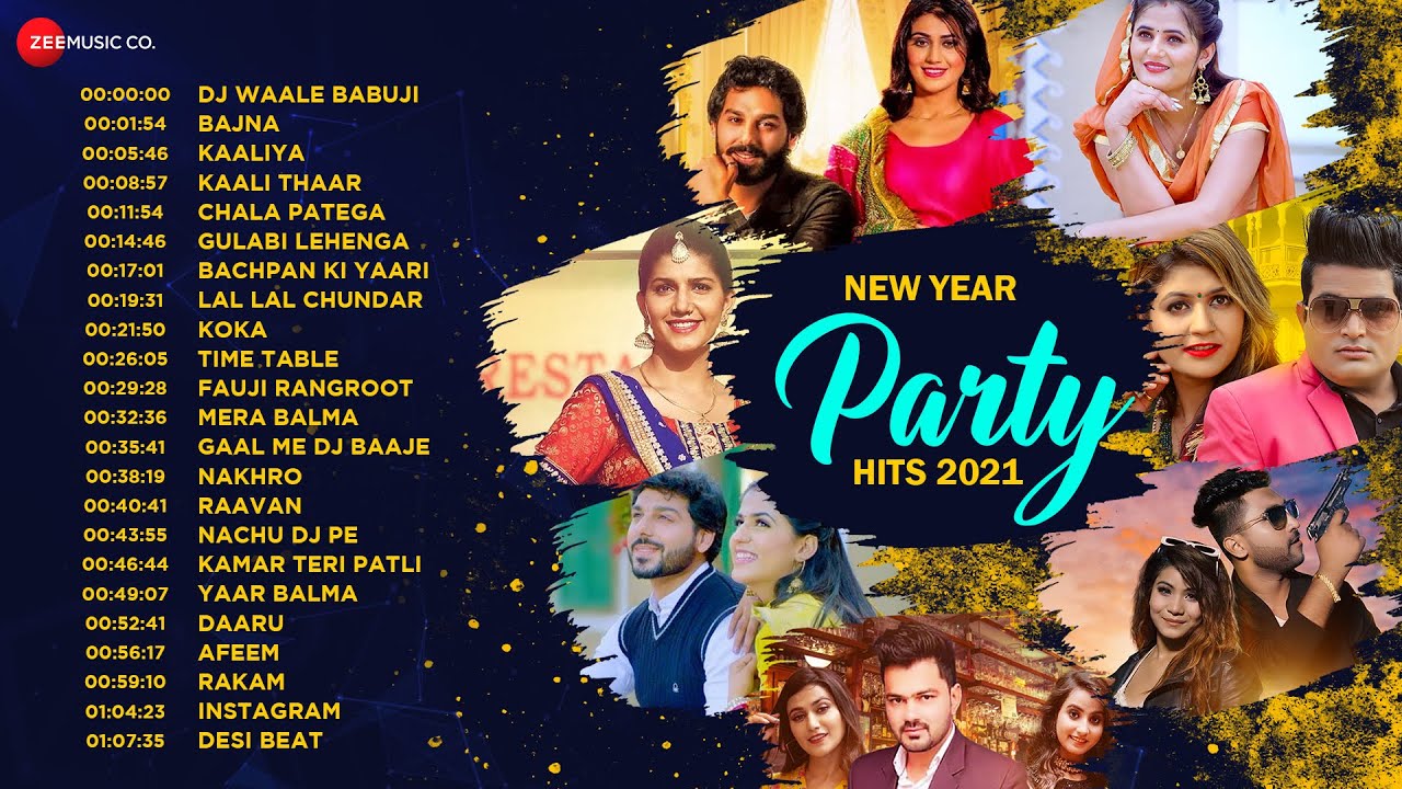 New Year Party Hits 2021   Top Haryanvi Songs  Dj Waale Babuji Bajna Kaali Thaar  More