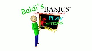 Baldi's Basics Full Game Early Demo New Voices