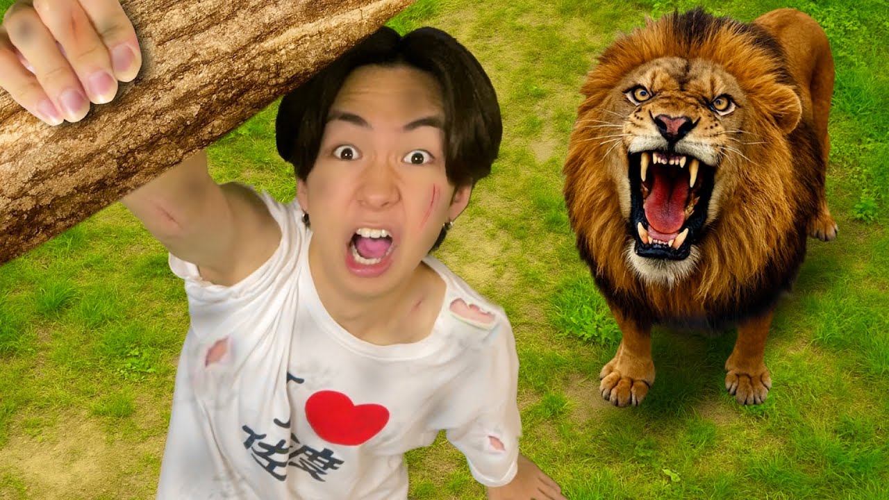 Escape from 100 dangerous animals! [Sketch] - YouTube