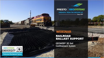 Improve Railroad Performance with the GEOWEB® Ballast Stabilization System