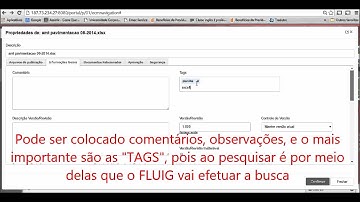 FLUIG - Postagem de documentos com solicitação de aprovação
