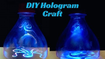 How to Make a Hologram Projector | DIY Plastic Bottle Craft