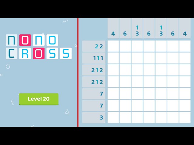Nonocross Level 20 Game Walkthrough - YouTube