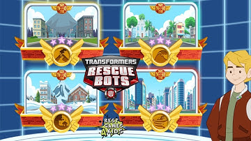 Transformers Rescue Bots: Disaster Dash Hero Run | Griffin RocK is Safe! #60 By Budge