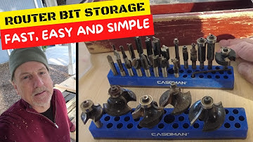 Fast, Easy and Simple Router Bit Storage