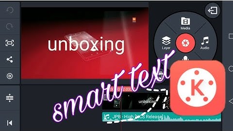 kinemaster Video editing | Smart text on video | kine master tutorial