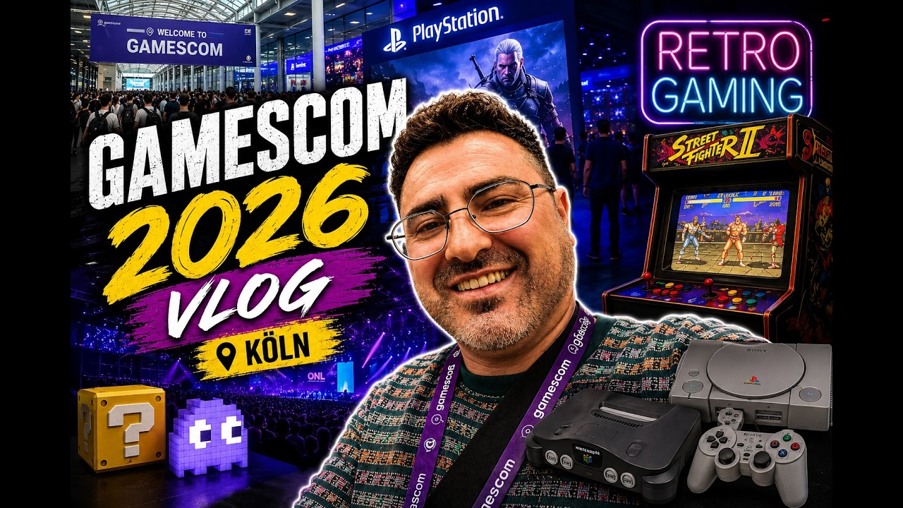 GAMESCOM 2026 VLOG 🎮🔥 Gaming, Retro & jede Menge Chaos in Köln!