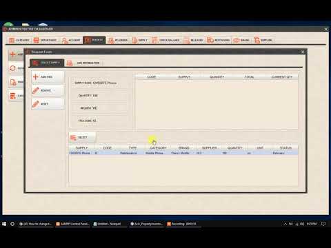 SUPPLY MANAGEMENT SYSTEM | MADE IN JAVA & MYSQL