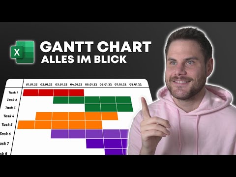 Video: Wie erstelle ich ein Gantt-Diagramm in Word für Mac?