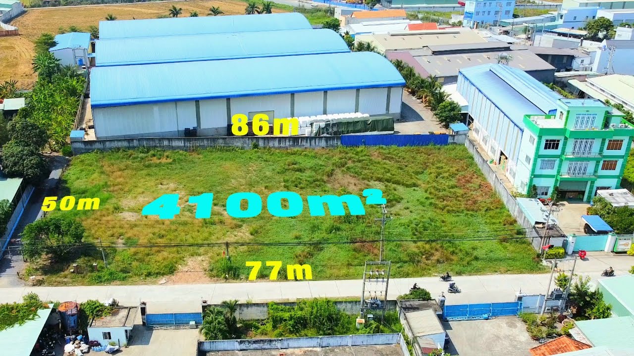 Đất TMDV Bến Lức Gần Cao Tốc | Mặt Tiền 77m – Xe Container Ra Vào