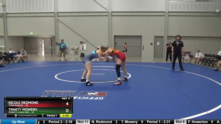 [boutNo] 127 Nicole Redmond Team Kansas Vs Trinity...