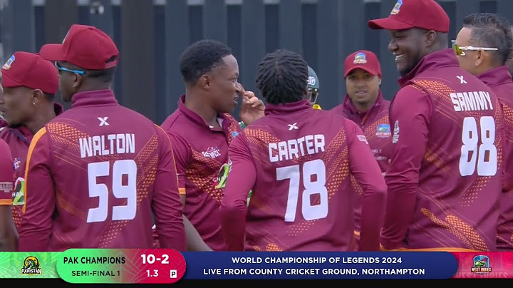 Semifinal 01 Highlights | Pakistan Champions vs West Indies Champions |World Championship of Legends