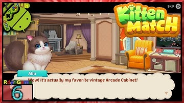 Kitten Match - Gameplay A Cat Match 3 Game Part6 (Android/iOS) Very Wholesome