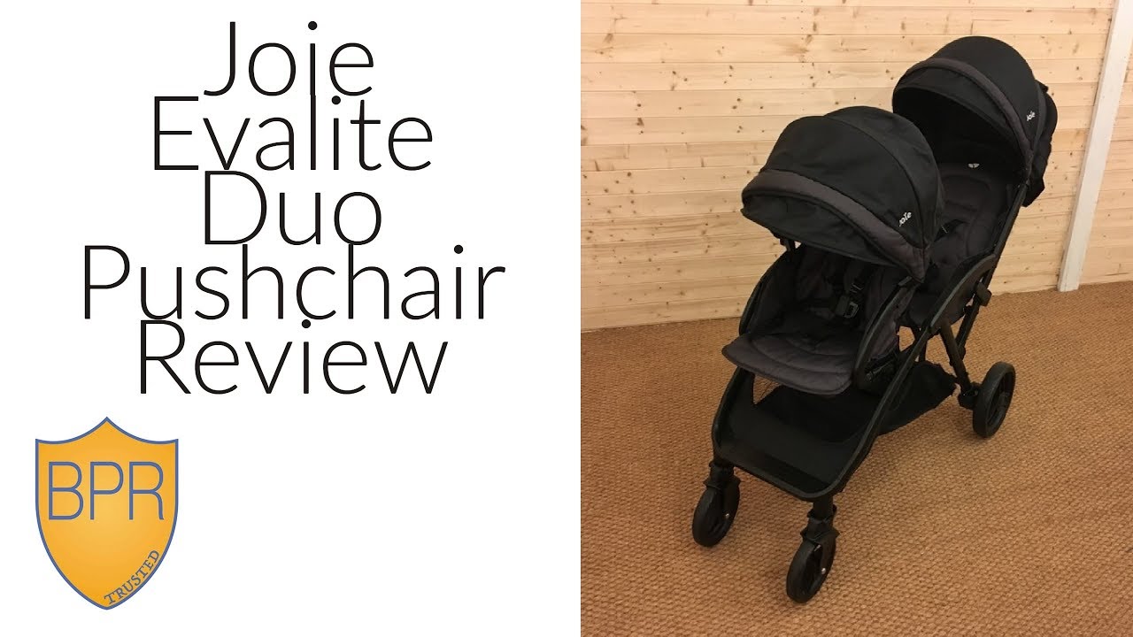 joie double buggy grey