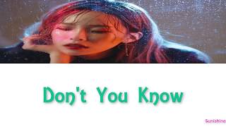 Heize - Don't You Know Indosub [han/Rom/Indo]