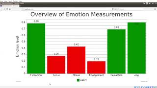 Real-time emotion visualization for HTC vive data