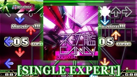 【DDR X2】 不沈艦CANDY [SINGLE EXPERT] 譜面確認＋クラップ
