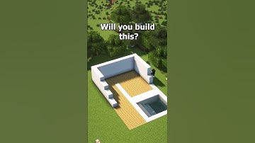 Minecraft Easy Modern House 🏡 #minecraft