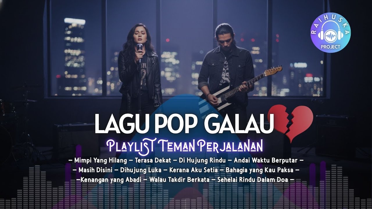 Playlist Pop Rock Galau - Teman Perjalanan, Kerja, dan Ngopi