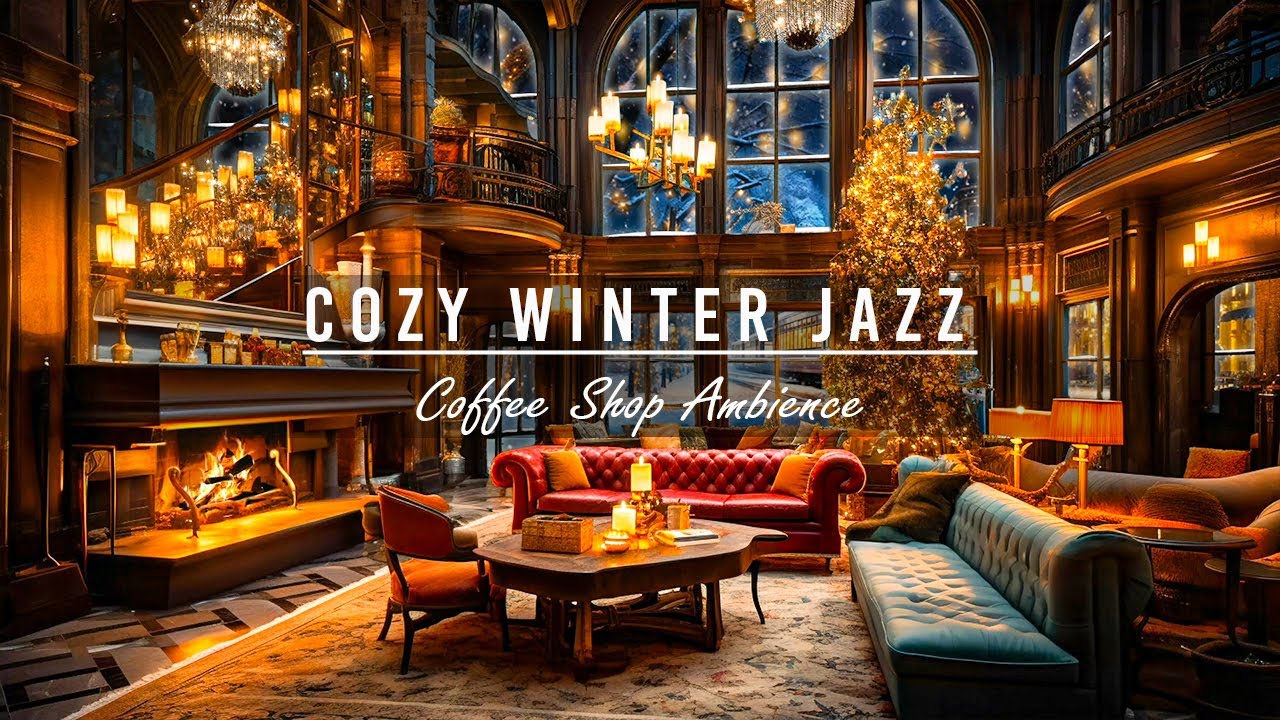 Snow Winter Night Jazz Relaxing Piano Jazz Music for Sleeping in