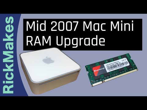 Mid 2007 Mac Mini RAM Upgrade