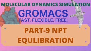Molecular dynamics simulation gromacs part 9 NPT equlibration