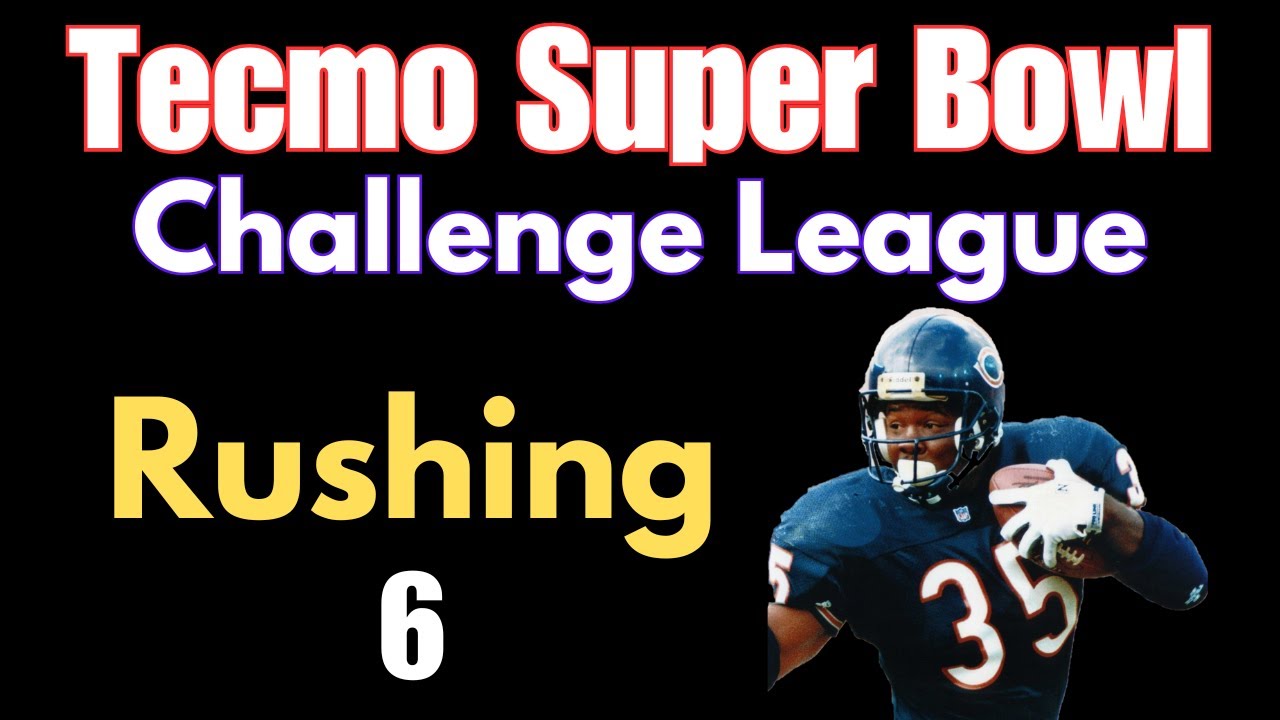 How Many Rushing Yards With Neil Anderson - Episode 6 - Tecmo Super Bowl Challenge League - NES