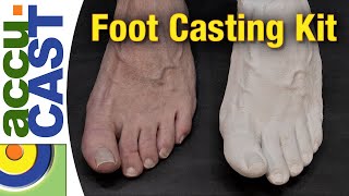 How To Mold and Cast a Foot Using The Accu-Cast Foot Casting Kit