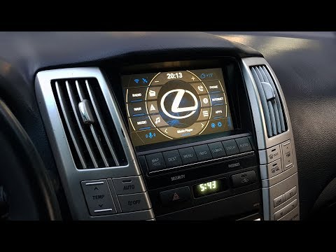 Lexus RX 2007-2010 установка блока навигации с ОС Андроид