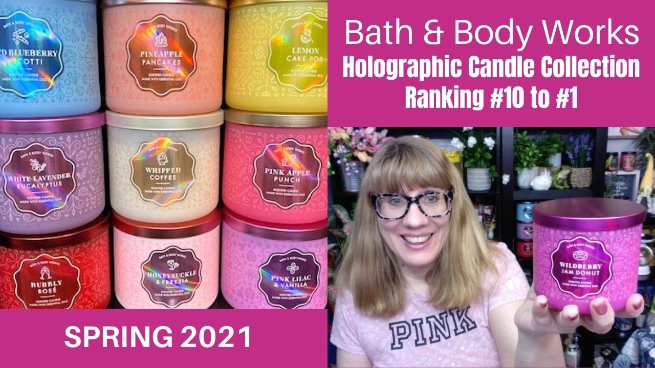 Bath & Body Works SPRING Holographic Candle Collection Ranking #10