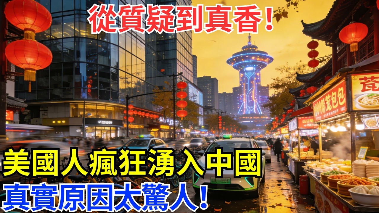 從質疑到真香！美國人紮堆來中國的原因，看完我服了！#基建 #科技 #科普 #奇跡 #世界奇跡 #基建狂魔