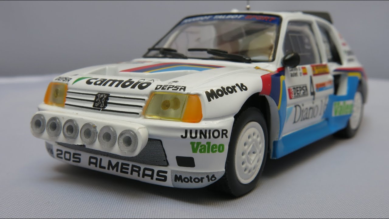 Peugeot 205 T16 Evo 2 (1986) : miniature exclusive