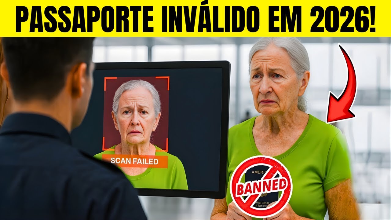 Nouvas regras de passaporte a partir de 1º de janeiro de 2026 (idosos NÃO SERÃO NEGADOS)