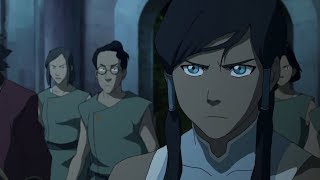 Korra and Airbenders VS Dai Li