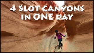 Zebra, Tunnel, Peek-A-Boo, Spooky Slot Canyons in one day- Escalante, Utah