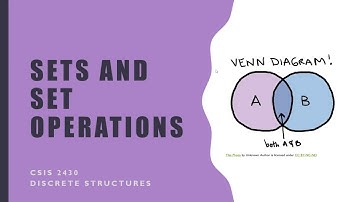 Discrete Structures: Introduction to Sets