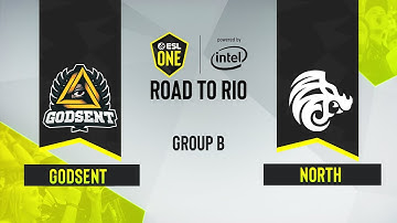 CS:GO - North vs. Godsent [Dust2] Map 1 - ESL One: Road to Rio - Group B - EU