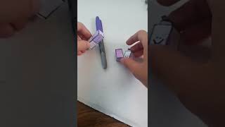 find the markers papercraft