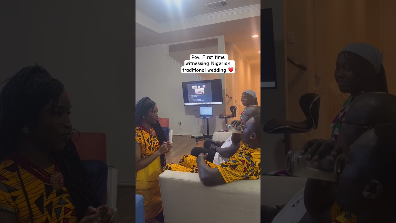 Нигерийская традиционная свадьба 