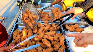 Crispy Fried Chicken | Filipino Street Food | Manila, Philippines