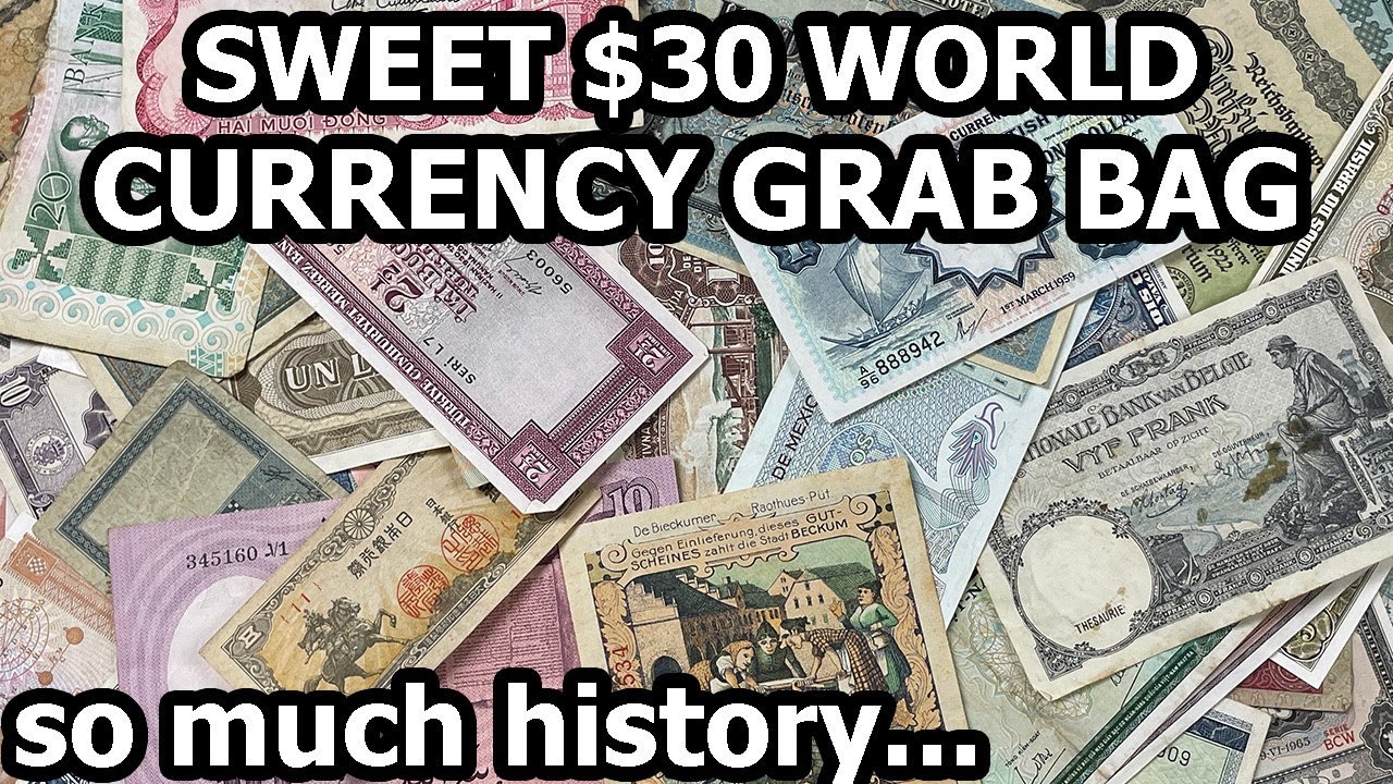 SWEET World Banknote $30 Grab Bag Unboxing - Tons of Awesome Finds ...